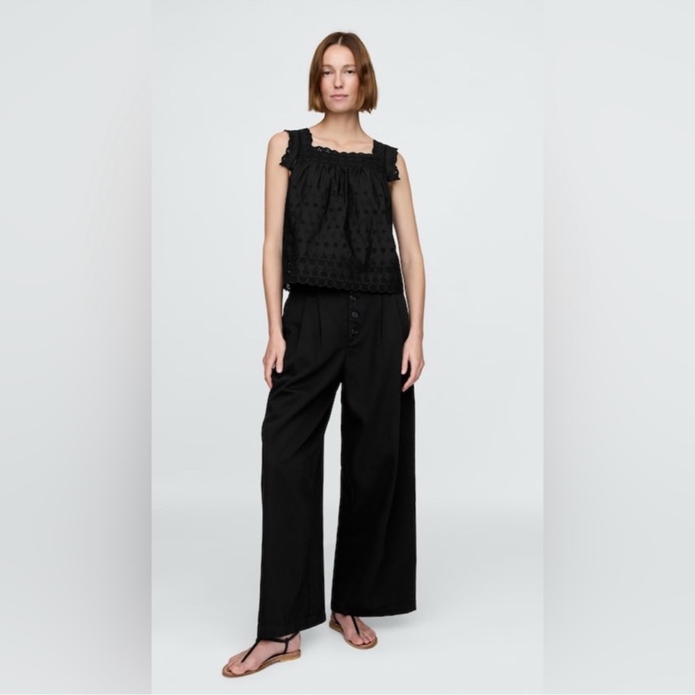 NWT! Gap × DÔEN High Rise Pleated Trousers - Size 6 🩷